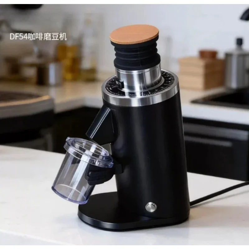 Coffee Grinder Burr Flat - DF54 電気式コーヒー豆グラインダー、フラット刃、シングルドーズ、64N、手動式エスプレッソ、家庭用バリスタ向けコーヒー抽出機