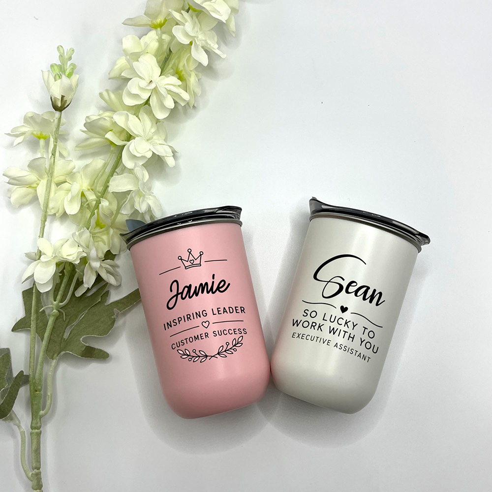 名前入りのステンレス製ミニタンブラー（蓋付き）、記念日を記念 - Coffee Equipment For Camping のレビューと価格