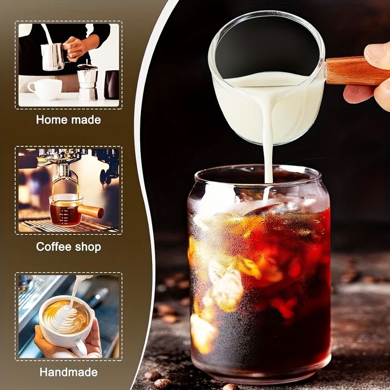 ダブルワイヤースパウト耐熱ガラス、測定カップ、ホウケイ酸ガラ - Espresso Shot Glass のレビューと価格
