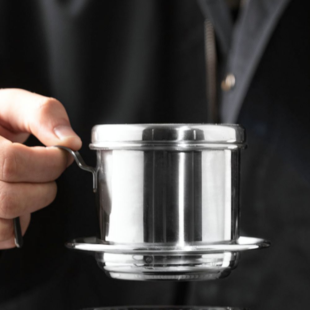 手動式ベトナムコーヒーフィルターポット、ステンレス製、ドリッ - Coffee Equipment Pour Over のレビューと価格
