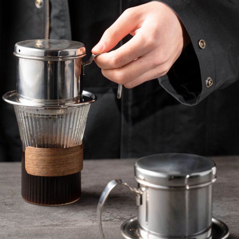 耐久性に優れた304ステンレス製ベトナム式コーヒーフィルター - Coffee Equipment Pour Over のレビューと価格