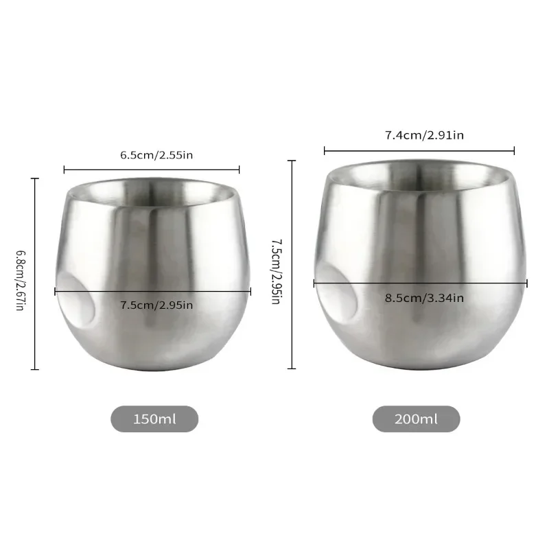 150ml 200ml 耐久性のあるコーヒーマグ エスプレッ - Espresso Shot Glass のレビューと価格
