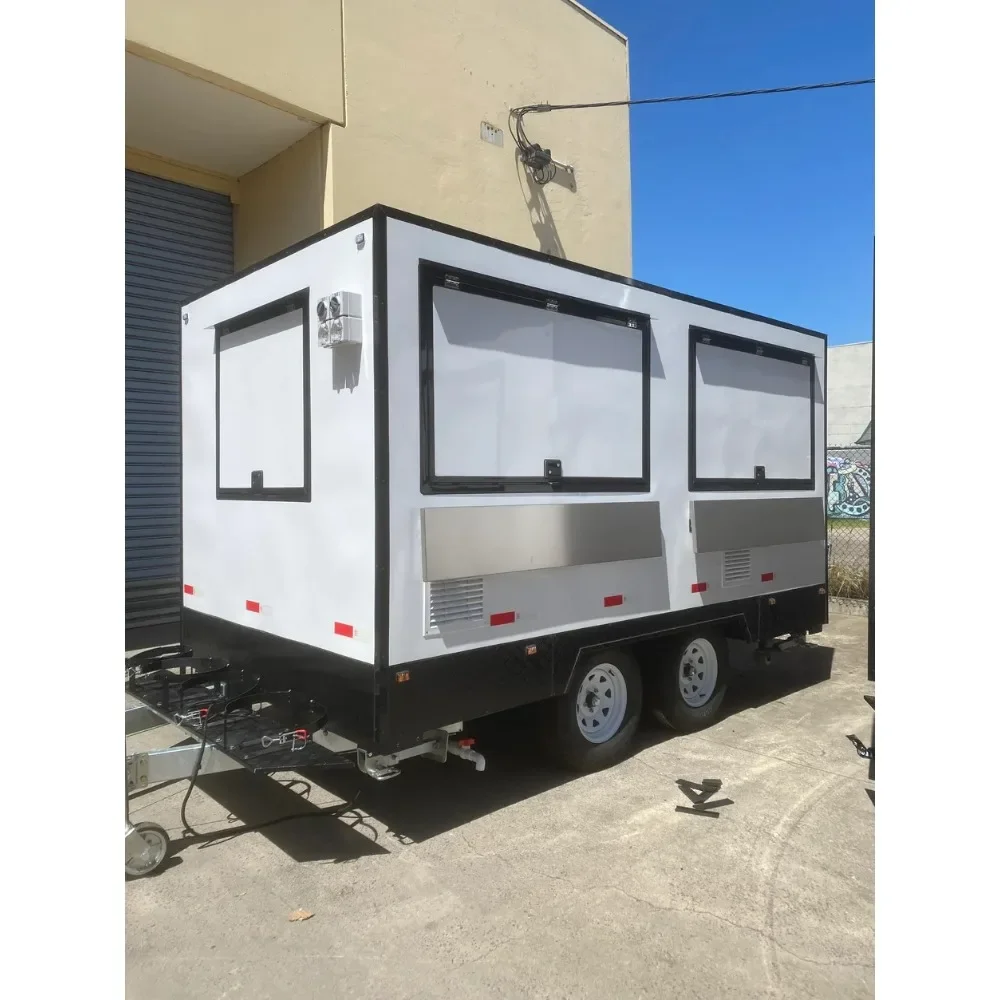 新型移動式フードトレーラー、フルキッチン、ピザ、コーヒー、キ - Coffee Van Equipment のレビューと価格
