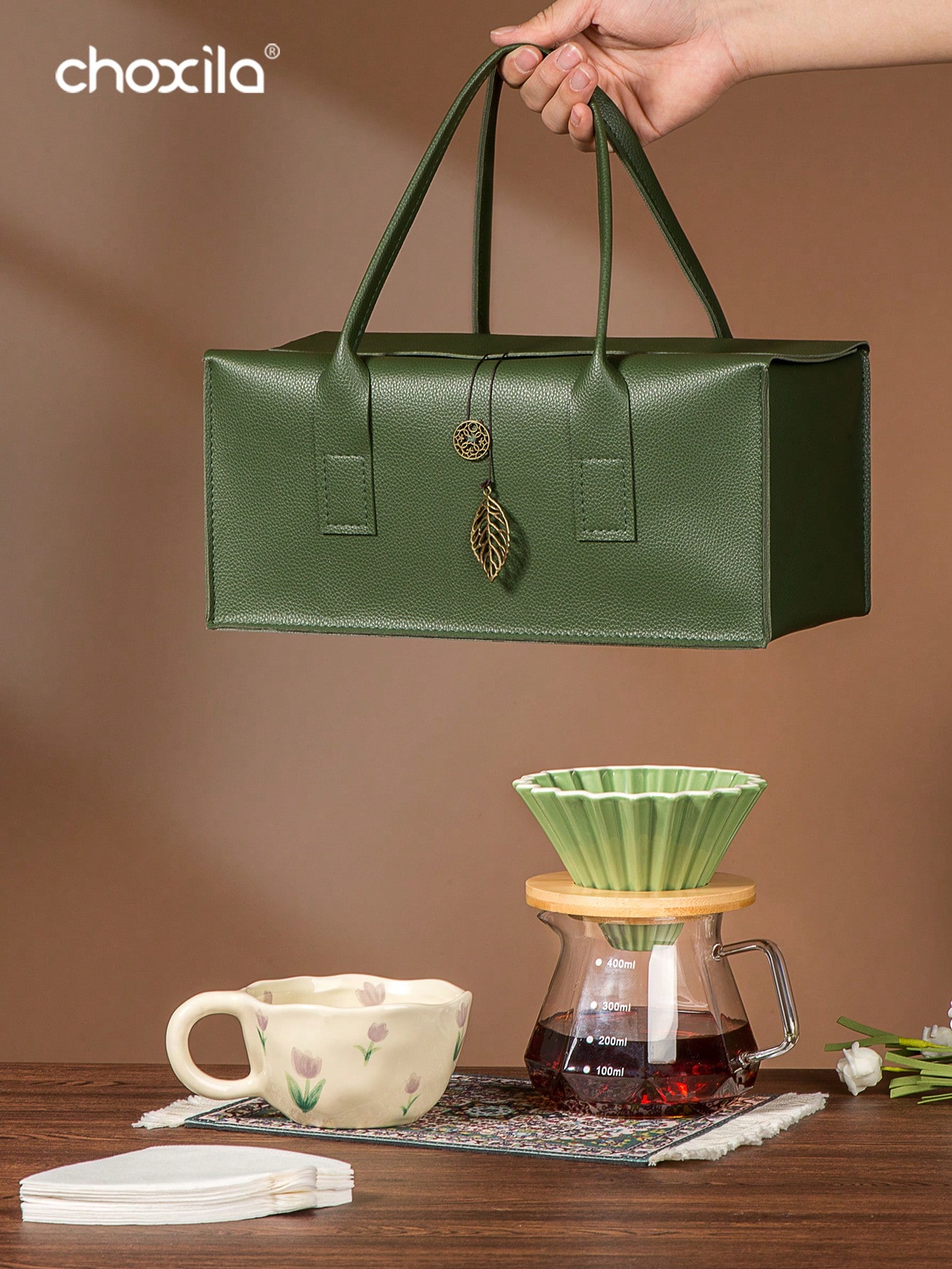 8点セットのプアオーバーコーヒーセット、携帯用コーヒーメーカ - Coffee Equipment Pour Over のレビューと価格