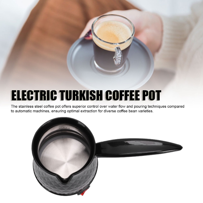 110V対応の電気式トルココーヒーポット、600ml、ステン - Coffee Equipment For Camping のレビューと価格