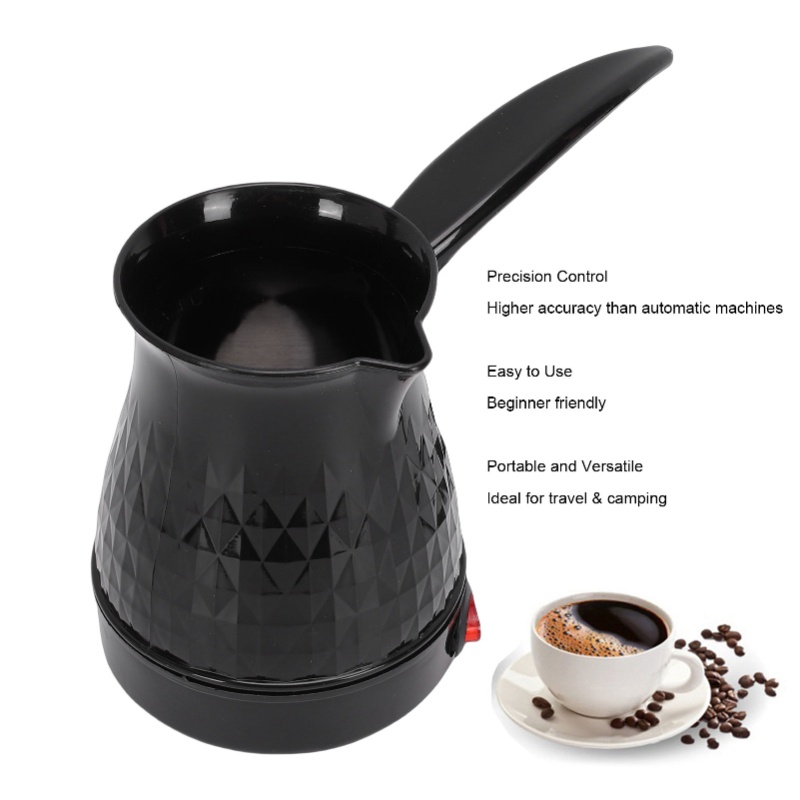 110V対応の電気式トルココーヒーポット、600ml、ステン - Coffee Equipment For Camping のレビューと価格